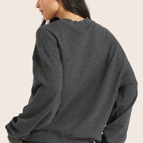 LIGHTWEIGHTSWEATS CLASSICCREWNECK PEPPERHEATHERGREY 2 9630