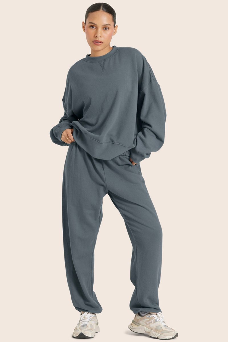 LIGHTWEIGHTSWEATS CLASSICOLDSCHOOLSWEATPANTS SLATE 2 11478