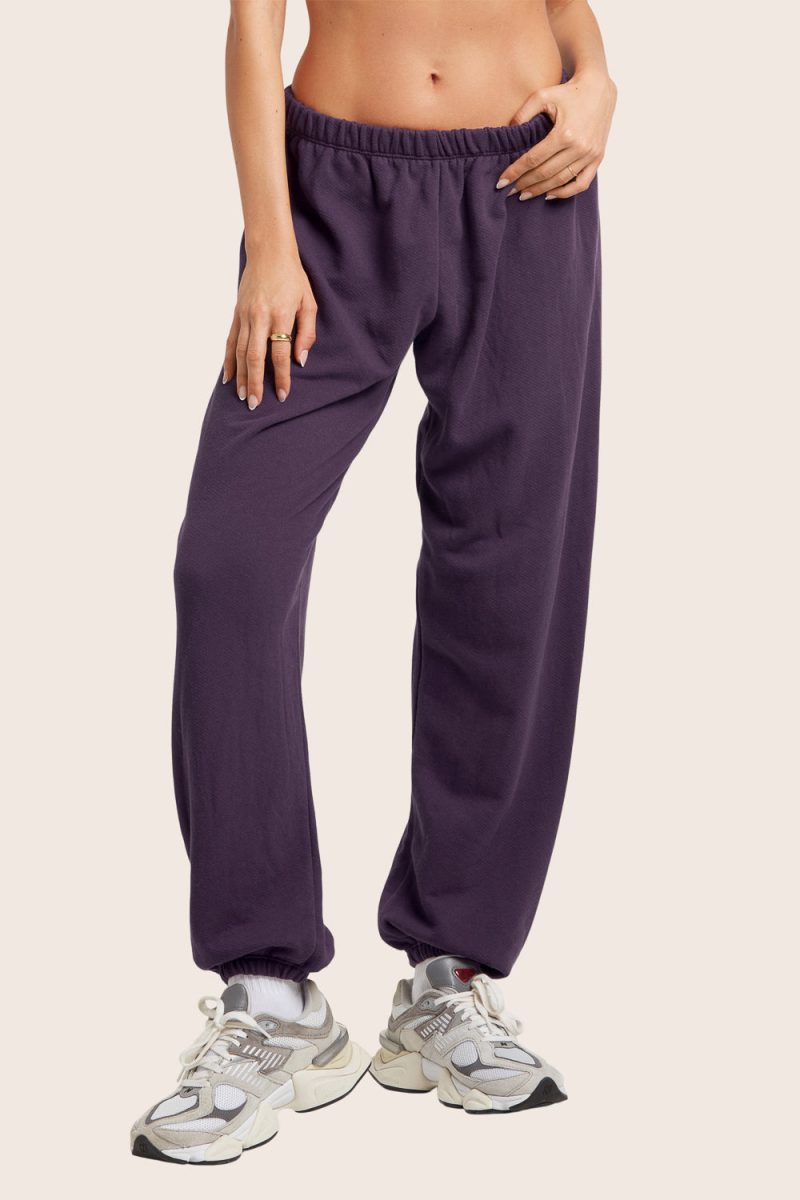 LIGHTWEIGHTSWEATS CLASSICSWEATPANTS 1 PLUM 8642