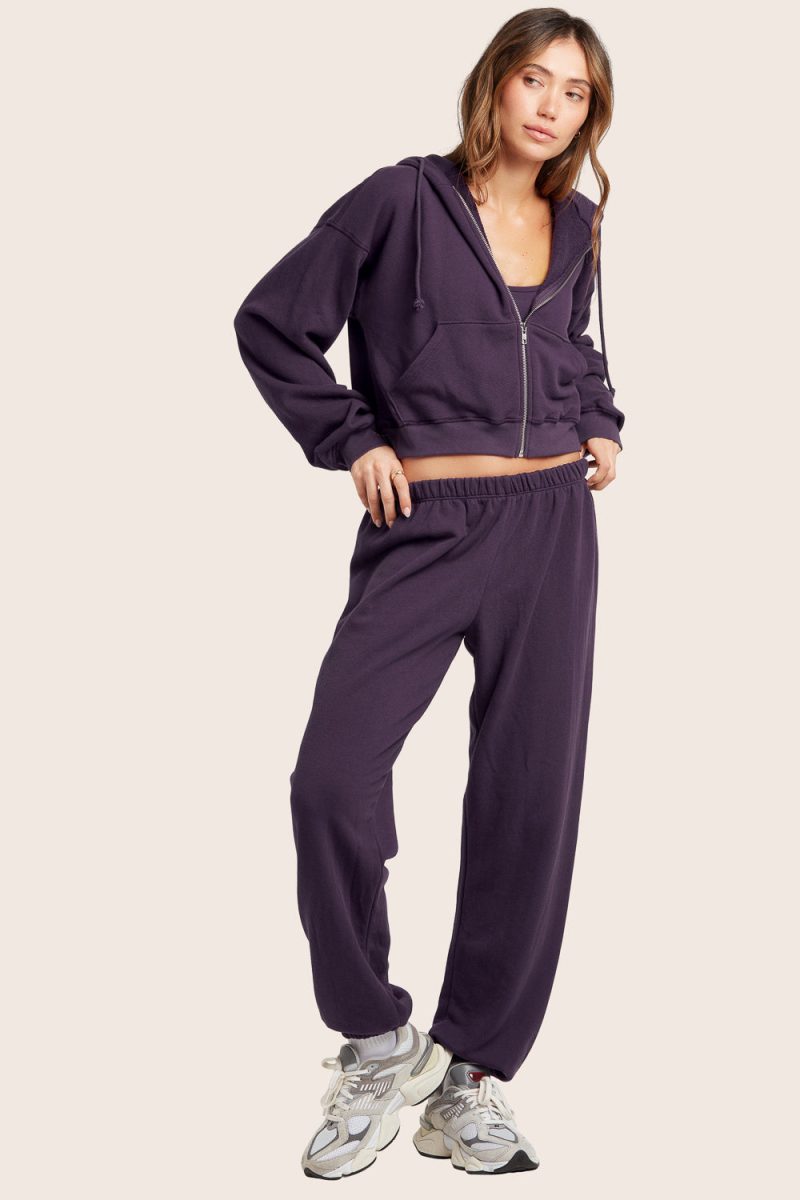 LIGHTWEIGHTSWEATS CLASSICSWEATPANTS 2 PLUM 8655