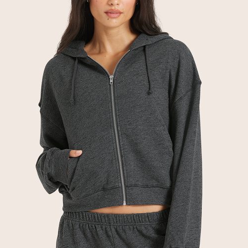 LIGHTWEIGHTSWEATS CLASSICZIPHOODIE PEPPERHEATHERGREY 3 9529