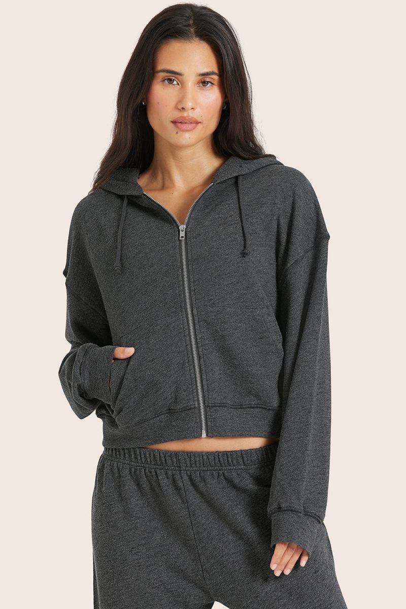 LIGHTWEIGHTSWEATS CLASSICZIPHOODIE PEPPERHEATHERGREY 3 9529