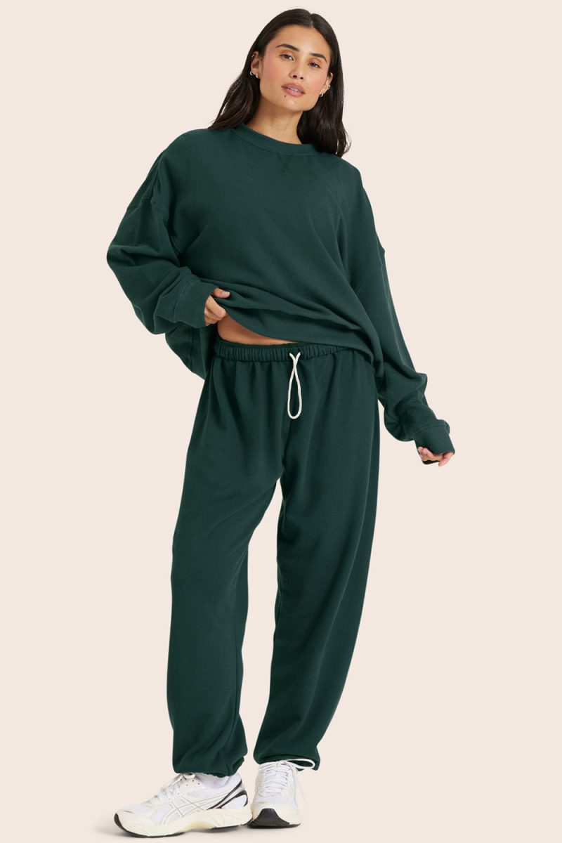 LIGHWEIGHTSWEATS CLASSICOLDSCHOOLSWEATPANTS IVY 2 11889