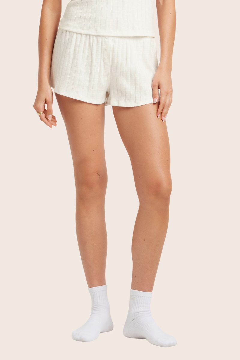 POINTELLE BUTTONSHORTS 1 VANILLA 9265