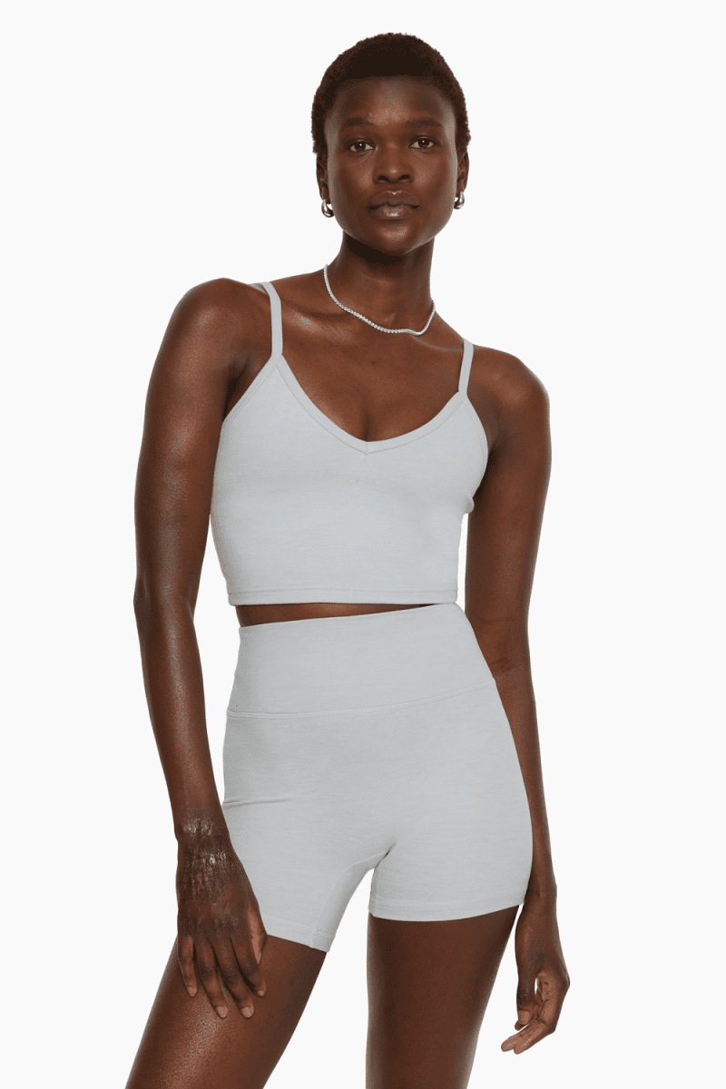 SET ACTIVE FORMCLOUD MINI V LONGLINE BRA ACTIVE HEATHER GREY 3