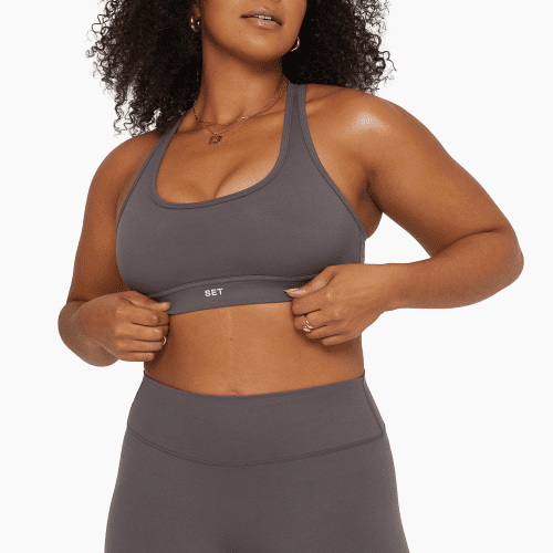 SET ACTIVE FORMCLOUD RACER BACK BRA ACTIVE GRAPHITE 2