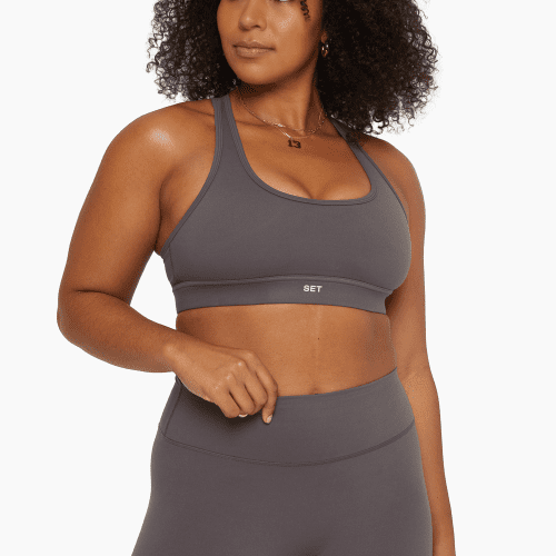 SET ACTIVE FORMCLOUD RACER BACK BRA ACTIVE GRAPHITE 3