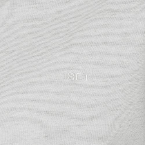 SET ACTIVE HEAVY COTTON CREWNECK SWEATS HEATHER GREY 6