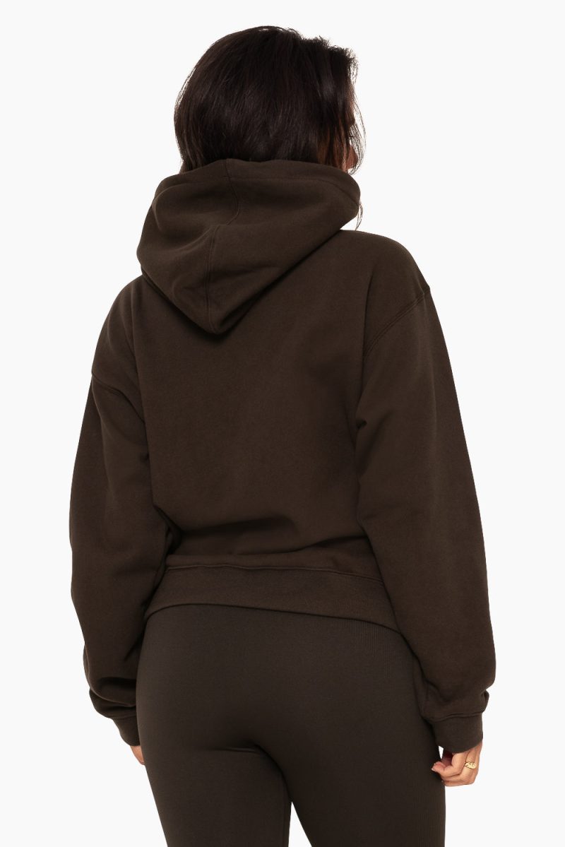 SET ACTIVE HEAVY COTTON HOODIE SWEATS ESPRESSO 5