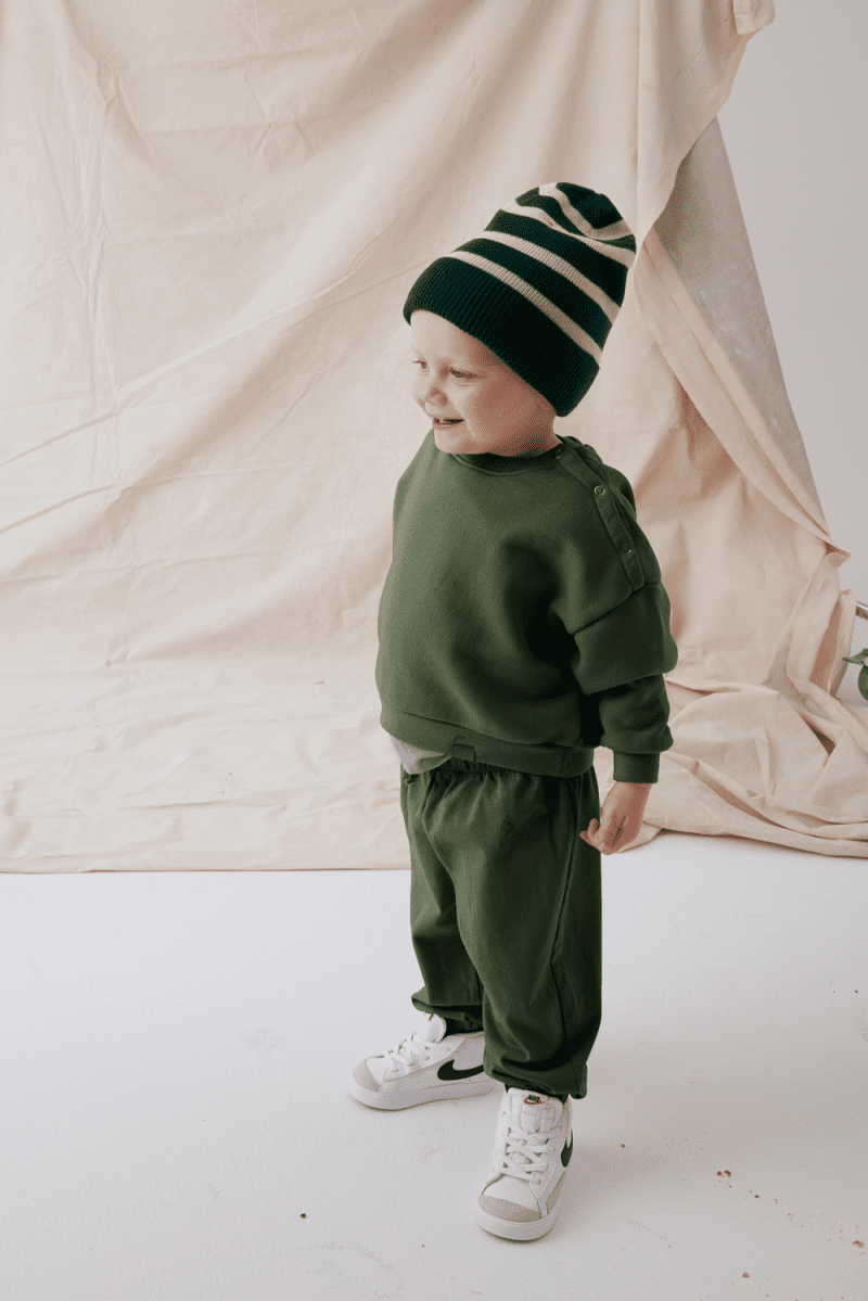 SET ACTIVE HEAVY COTTON KIDS COTTON JOGGER BASICS ROSEMARY 3