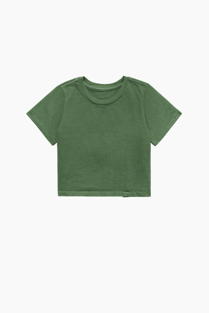 SET ACTIVE HEAVY COTTON KIDS EVERYDAY TEE BASICS ROSEMARY 1