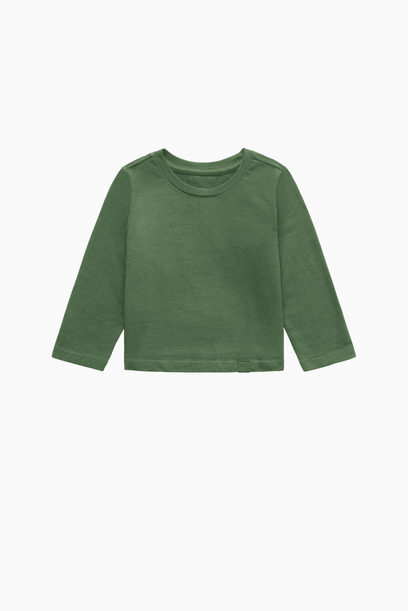 SET ACTIVE HEAVY COTTON KIDS LONG SLEEVE BASICS ROSEMARY 1