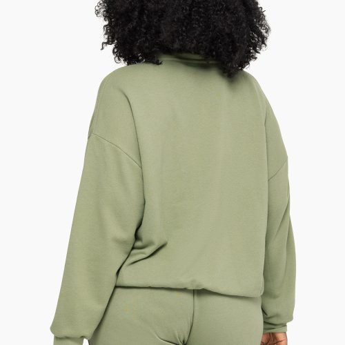 SET ACTIVE LIGHTWEIGHT SWEATS QUARTER ZIP SWEATS PISTACHIO 2