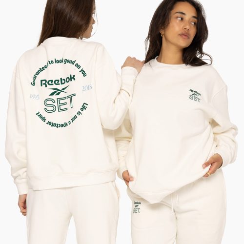 SET ACTIVE LIGHTWEIGHT SWEATS REEBOKxSET CREWNECK SWEATS BLANC 3