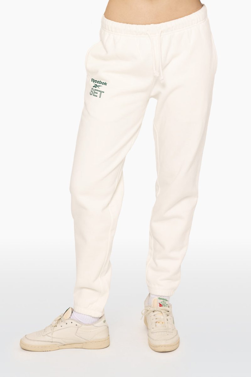 SET ACTIVE LIGHTWEIGHT SWEATS REEBOKxSET SWEATPANTS SWEATS BLANC 1