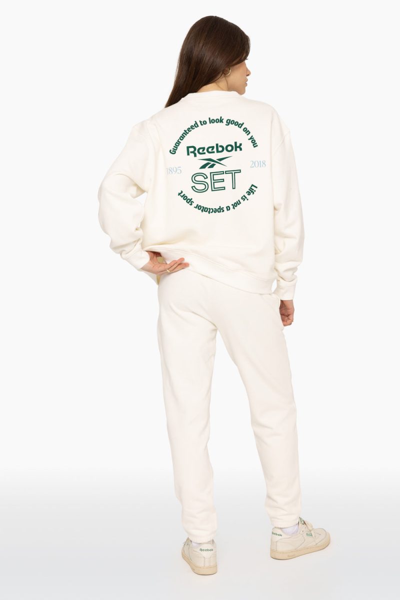 SET ACTIVE LIGHTWEIGHT SWEATS REEBOKxSET SWEATPANTS SWEATS BLANC 3