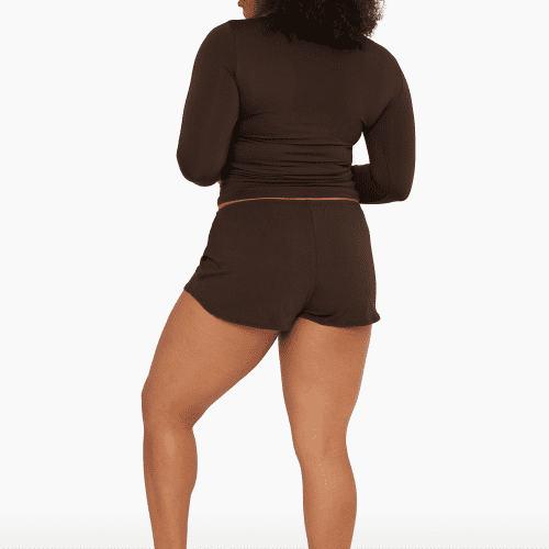 SET ACTIVE SLEEP OVERSIZED RELAXED SLEEP SHORTS ESPRESSO 4