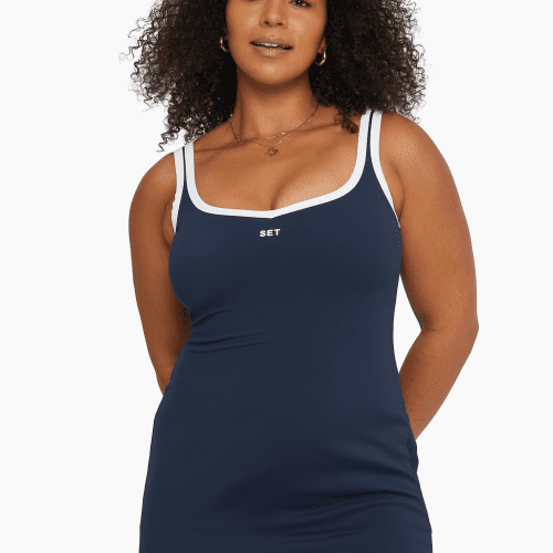 SET ACTIVE SPORTBODY SWEETHEART DRESS ACTIVE OXFORD 1