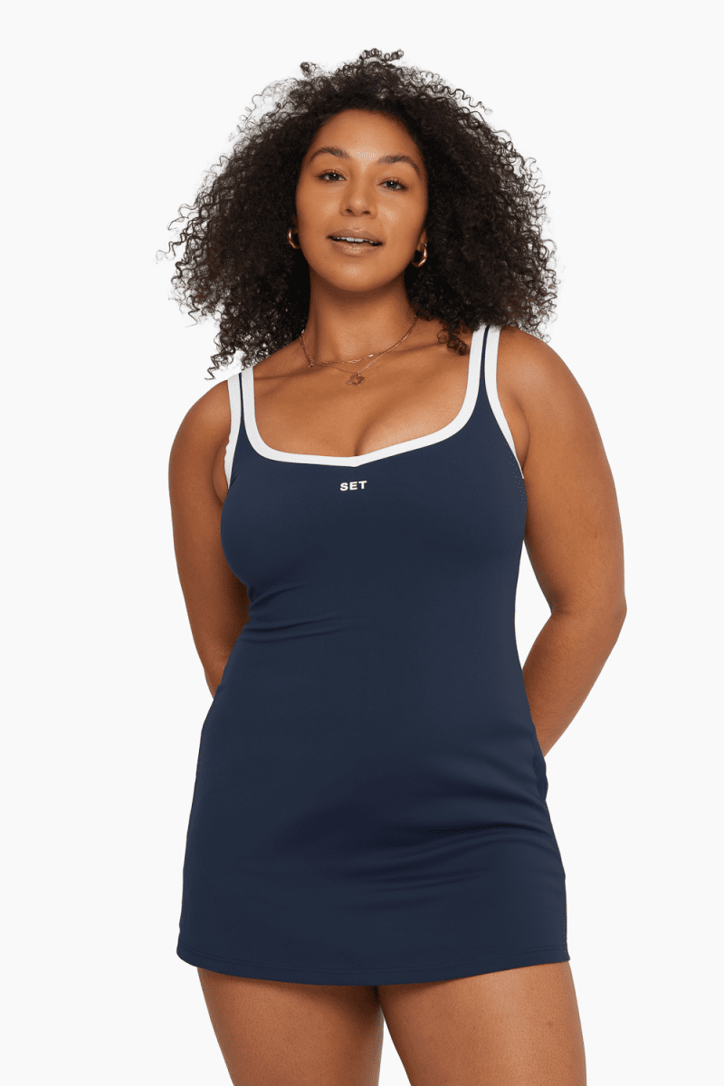 SET ACTIVE SPORTBODY SWEETHEART DRESS ACTIVE OXFORD 1