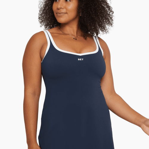 SET ACTIVE SPORTBODY SWEETHEART DRESS ACTIVE OXFORD 2