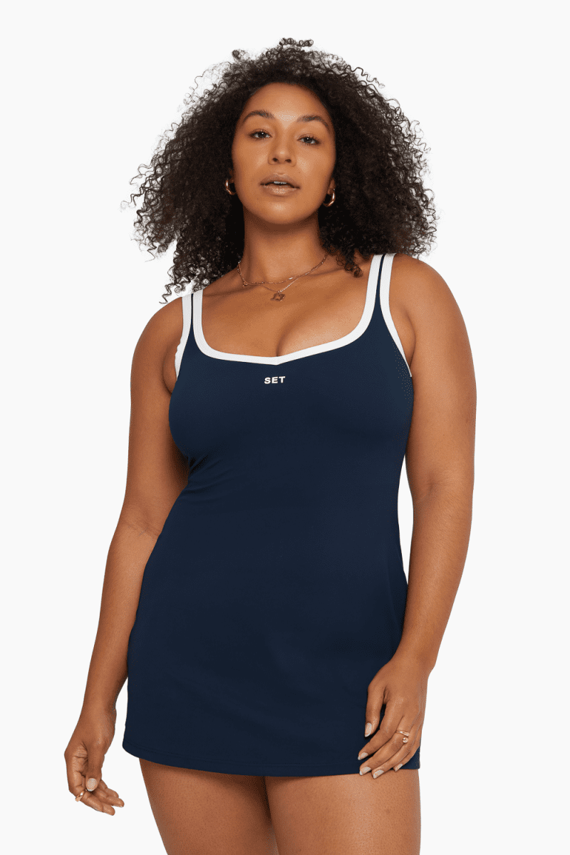 SET ACTIVE SPORTBODY SWEETHEART DRESS ACTIVE OXFORD 3