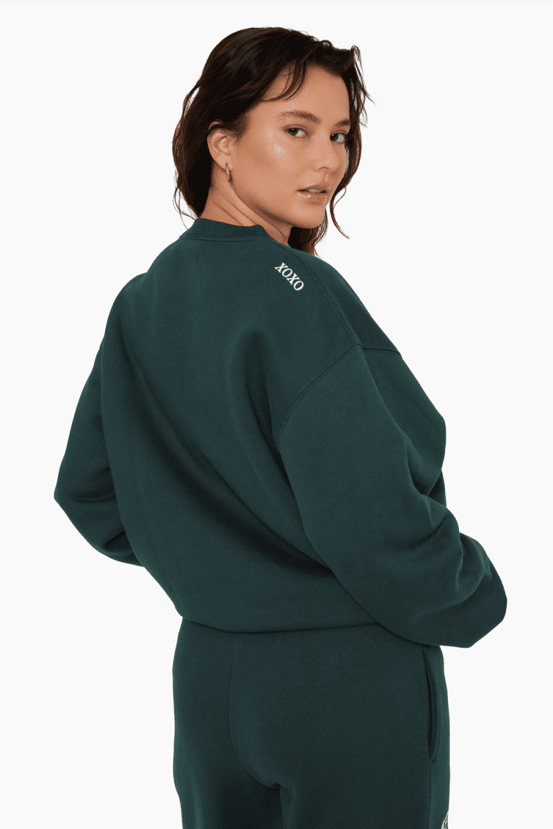 SET ACTIVE SWEATS MERCH CREWNECK IVY 4