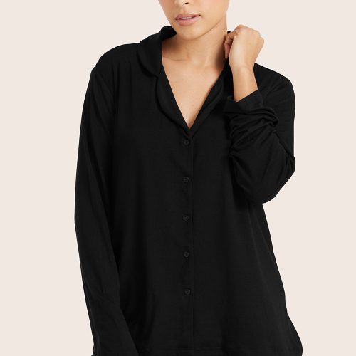 SLEEPJERSEY SLEEPBUTTONDOWN ONYX 3 10626