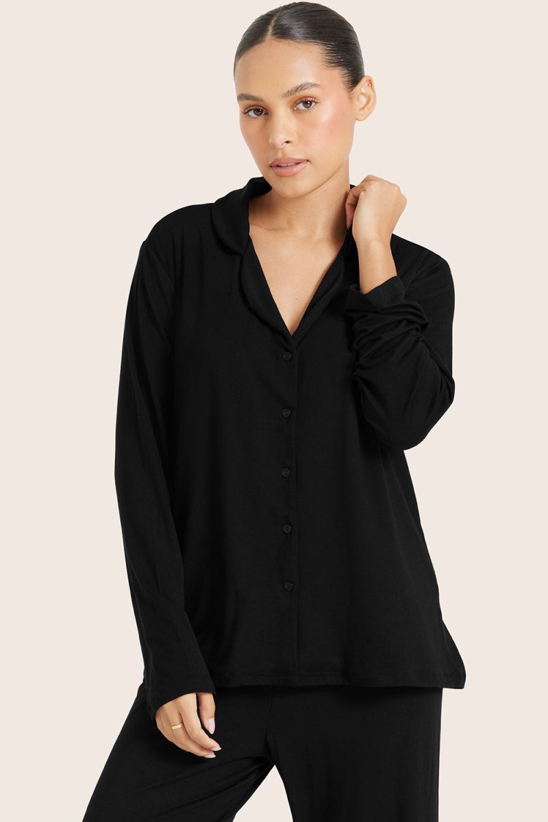 SLEEPJERSEY SLEEPBUTTONDOWN ONYX 3 10626